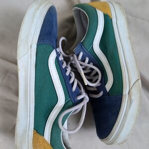 Vans old skool yacht club color block sneakers in size size 37